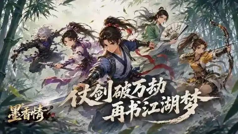 2026年7月新游《墨香情》玩法介绍：六大兵器自由切换，复古江湖全玩法深度拆解